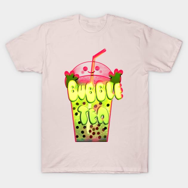 Bubble Tea T-Shirt by Ace13creations